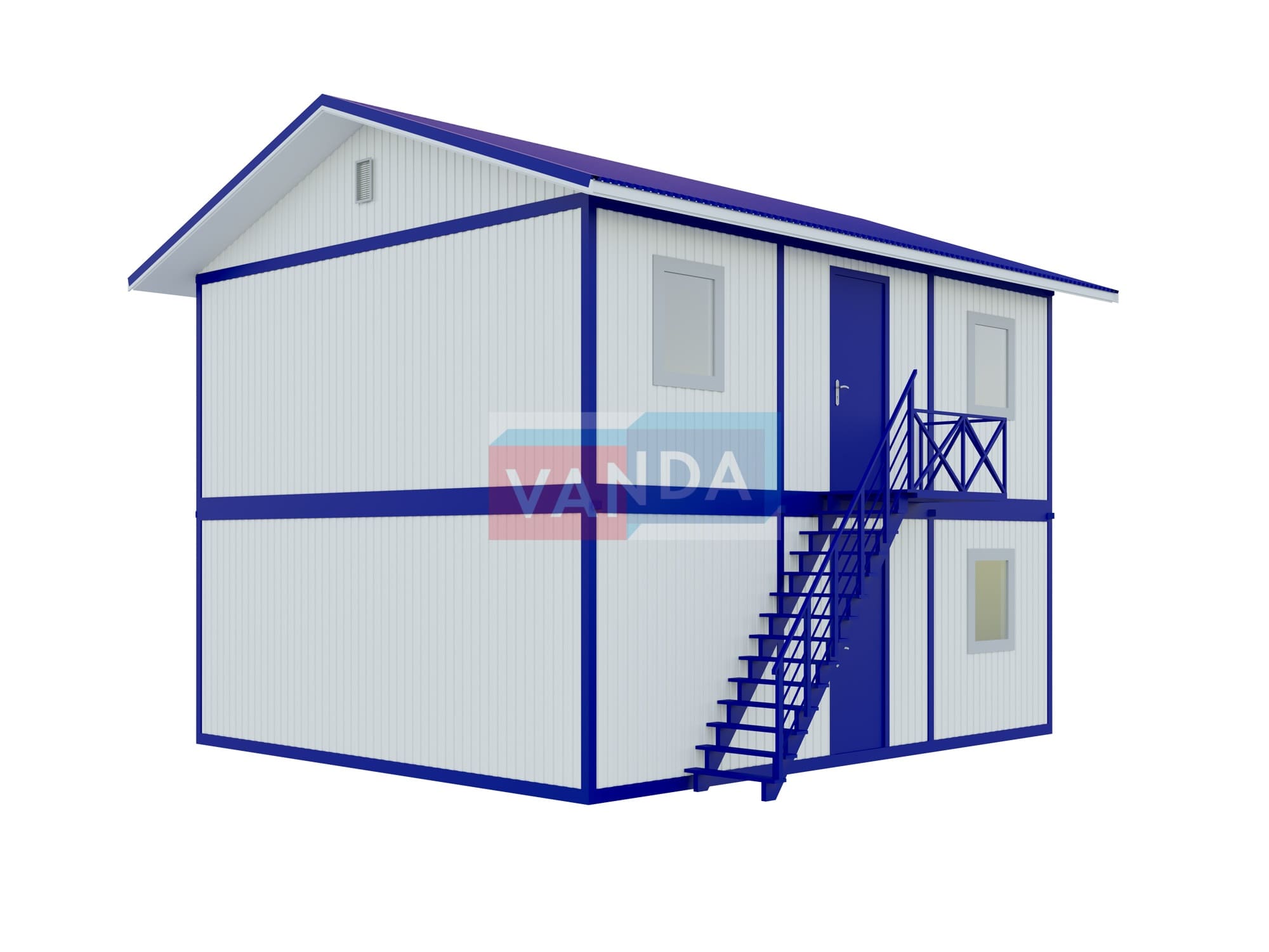 Проект офисного здания 6.0x7,2 ЛДСП